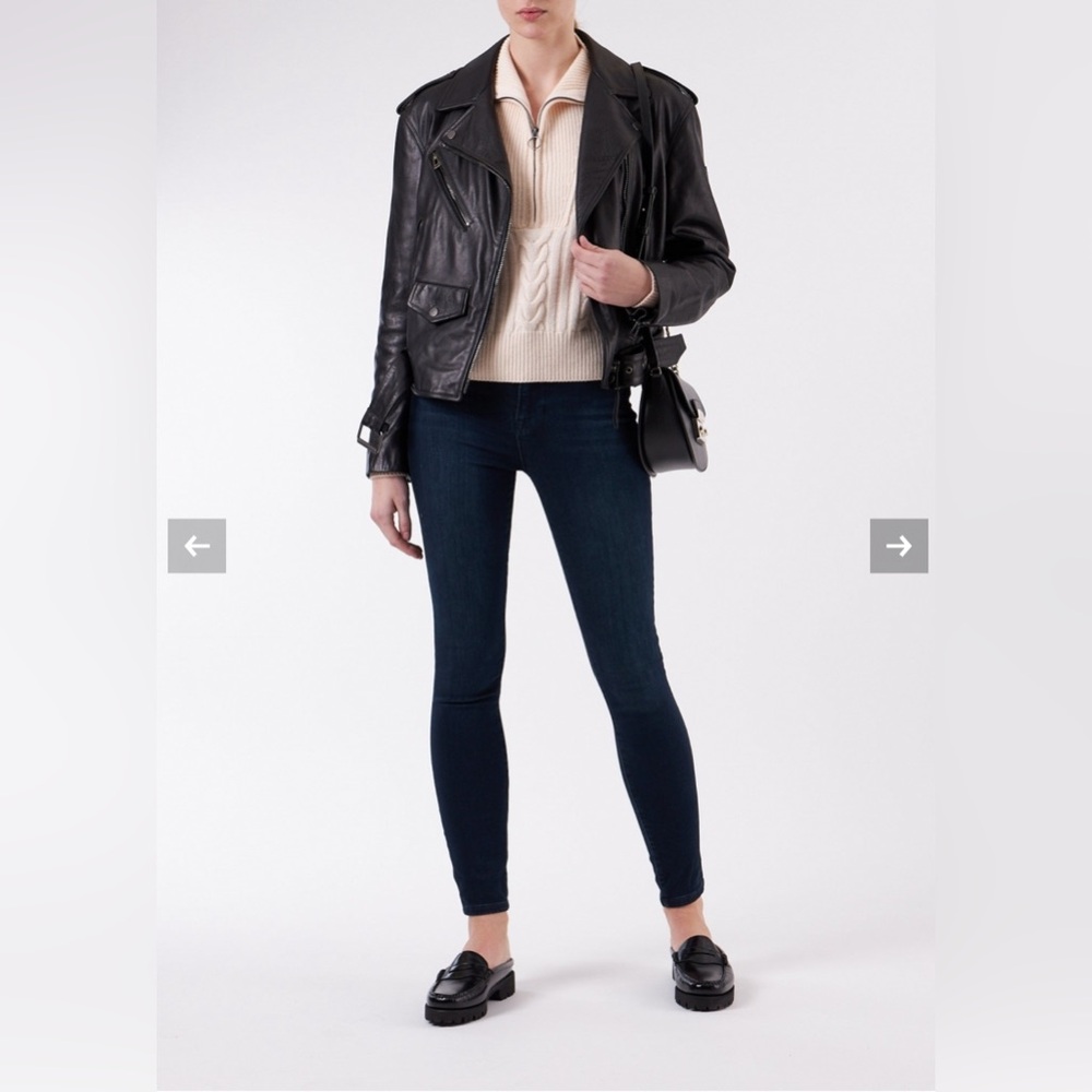 Frame Ali High Rise Skinny Jeans In Porter Size 31 NWT